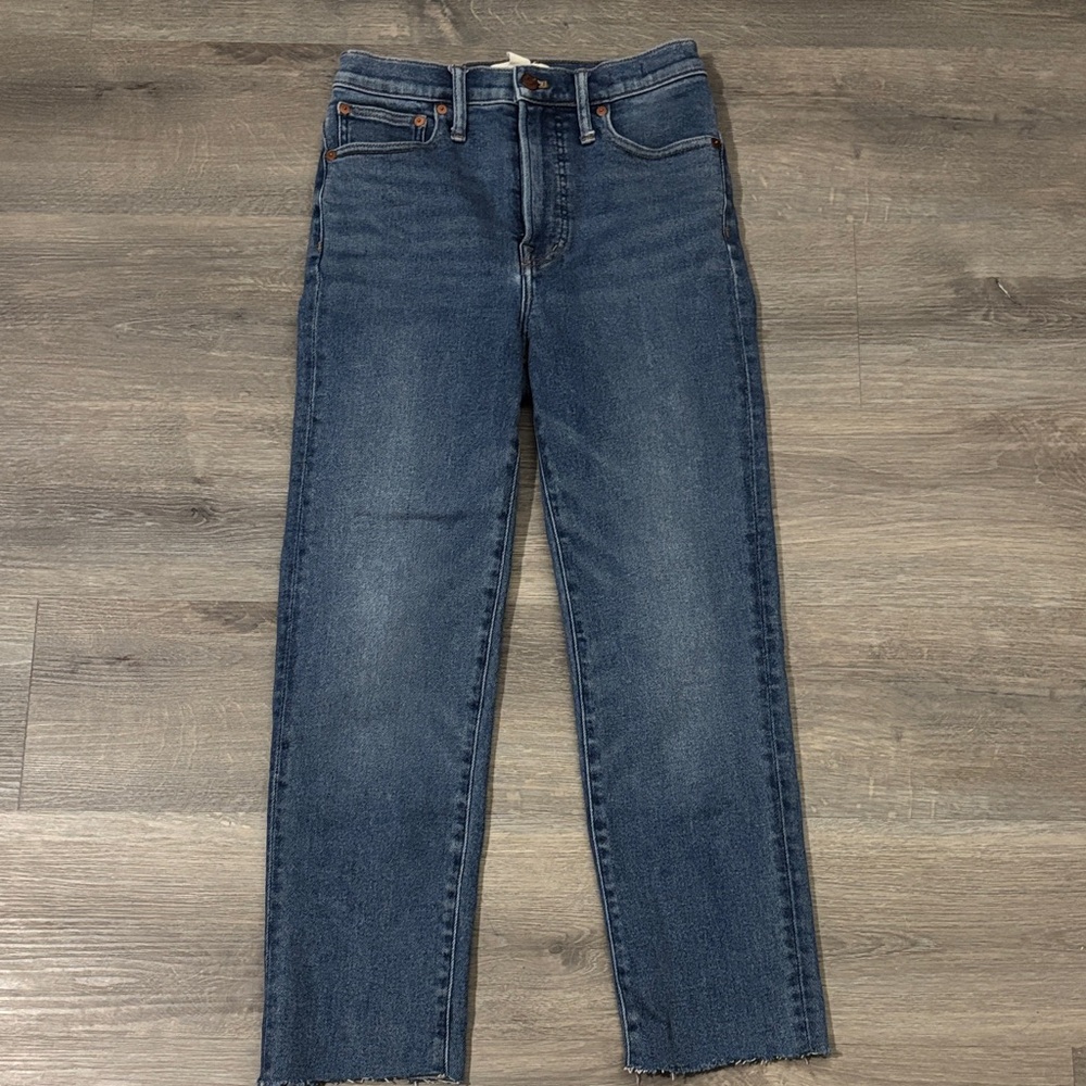 Madewell Women's Ankle Jeans in Deep Blue